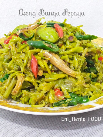 Bagaimana Menyiapkan Oseng Bunga Pepaya Anti Gagal