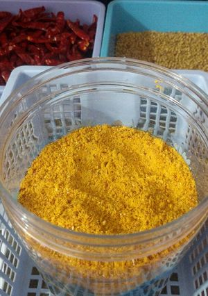 A picture of Pappula podi.