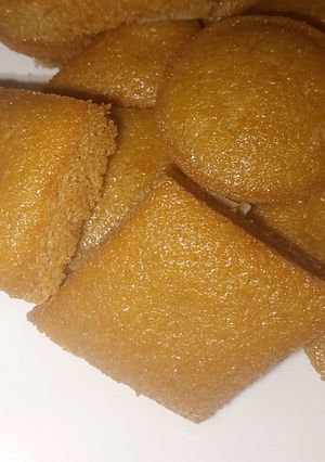 صورة لوصفة 🧁 كب كيك السميد بدون بيض