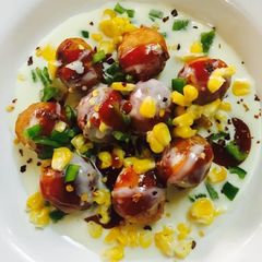 A picture of Cheese potato balls..!!👍❤️.