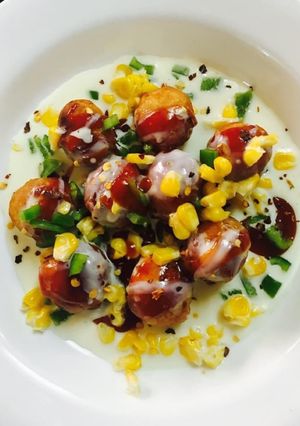 A picture of Cheese potato balls..!!👍❤️.