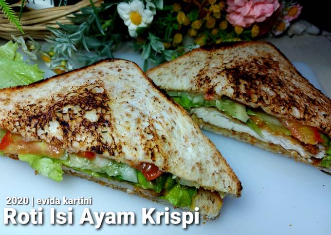 Roti Isi Ayam Krispi