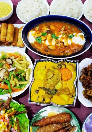 Hình của món Cơm chay ngày mùng 1.