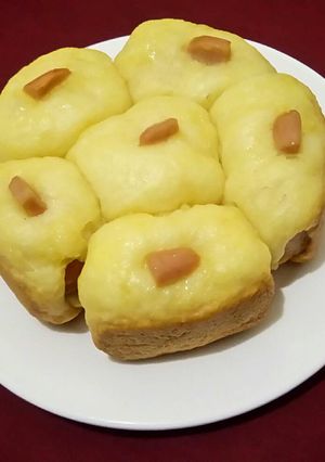 Foto resep Roti Sosis Eggless #magicom