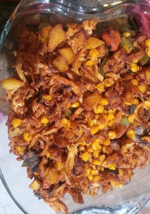 عکسی از دستور خوراک مرغ خوشمزه😋🥘🍗