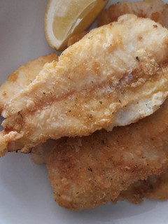 Foto de Filetes de Pescada na airfryer