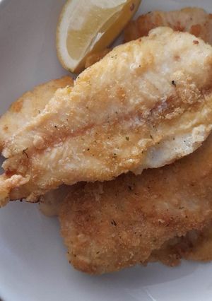 Foto de Filetes de Pescada na airfryer