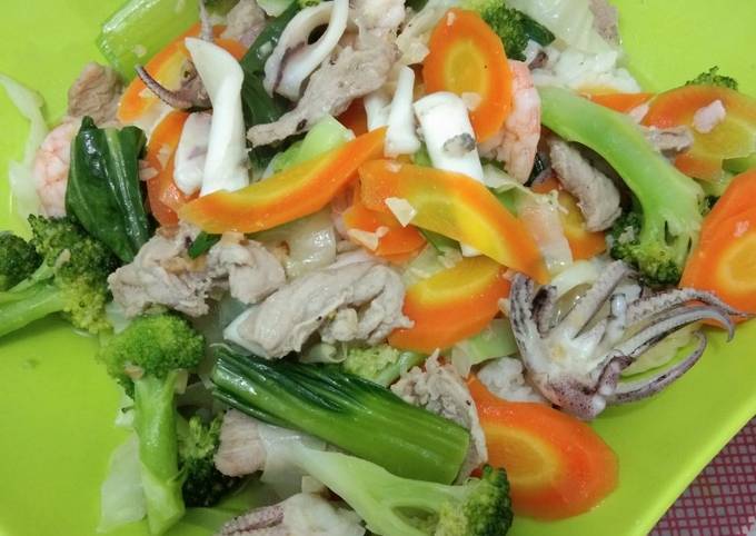 Resep Nasi Capcay Chinese Food / Cara Membuat Capcay Yang Enak Ala