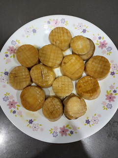 奶油醬燒素干貝(方便素)(簡單料理)(快速料理) 的食譜成品照片