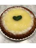 Crostata morbida al cocco con crema al cocco Raffaello e crema al limone 🥥🍋