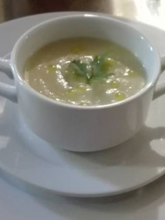Una foto de Crema de coliflor=dubarry