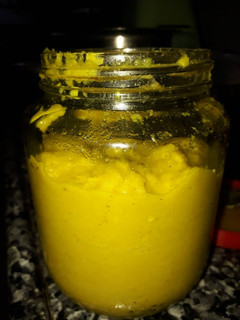 A picture of Ginger garlic paste.