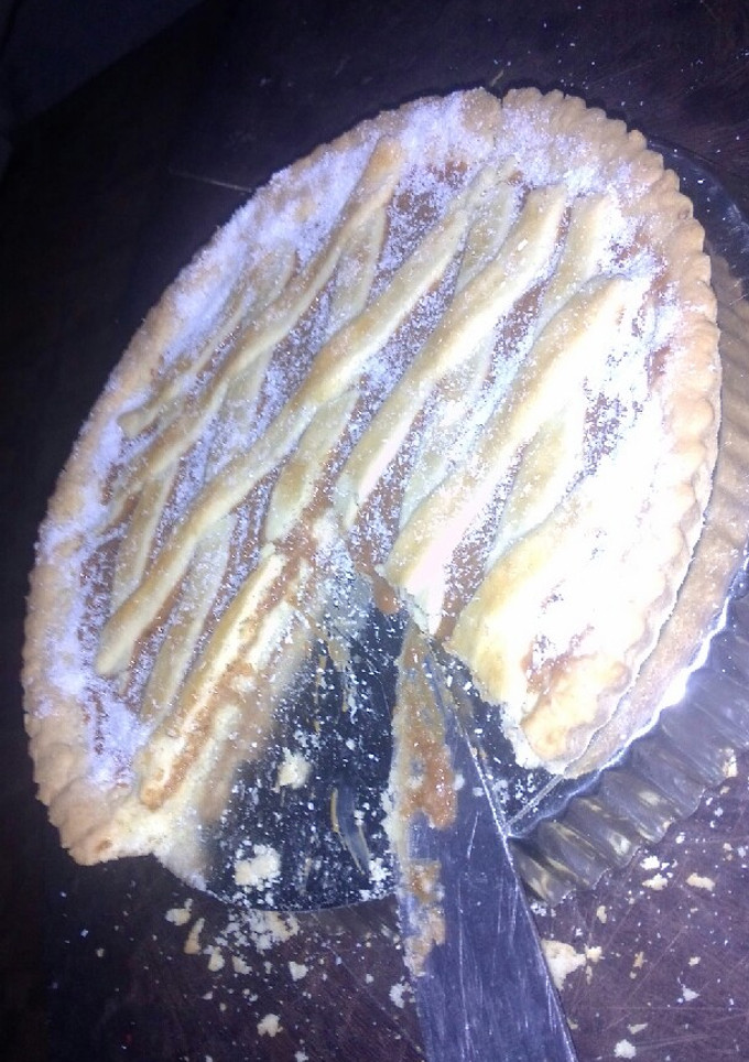 Una foto de Pasta frola de dulce de leche