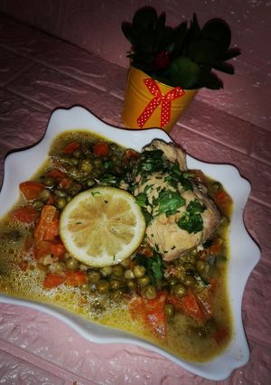 صورة لوصفة جلبانة بالصوص البيضاء