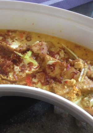 Foto resep Tahu Coklat kuah Santan