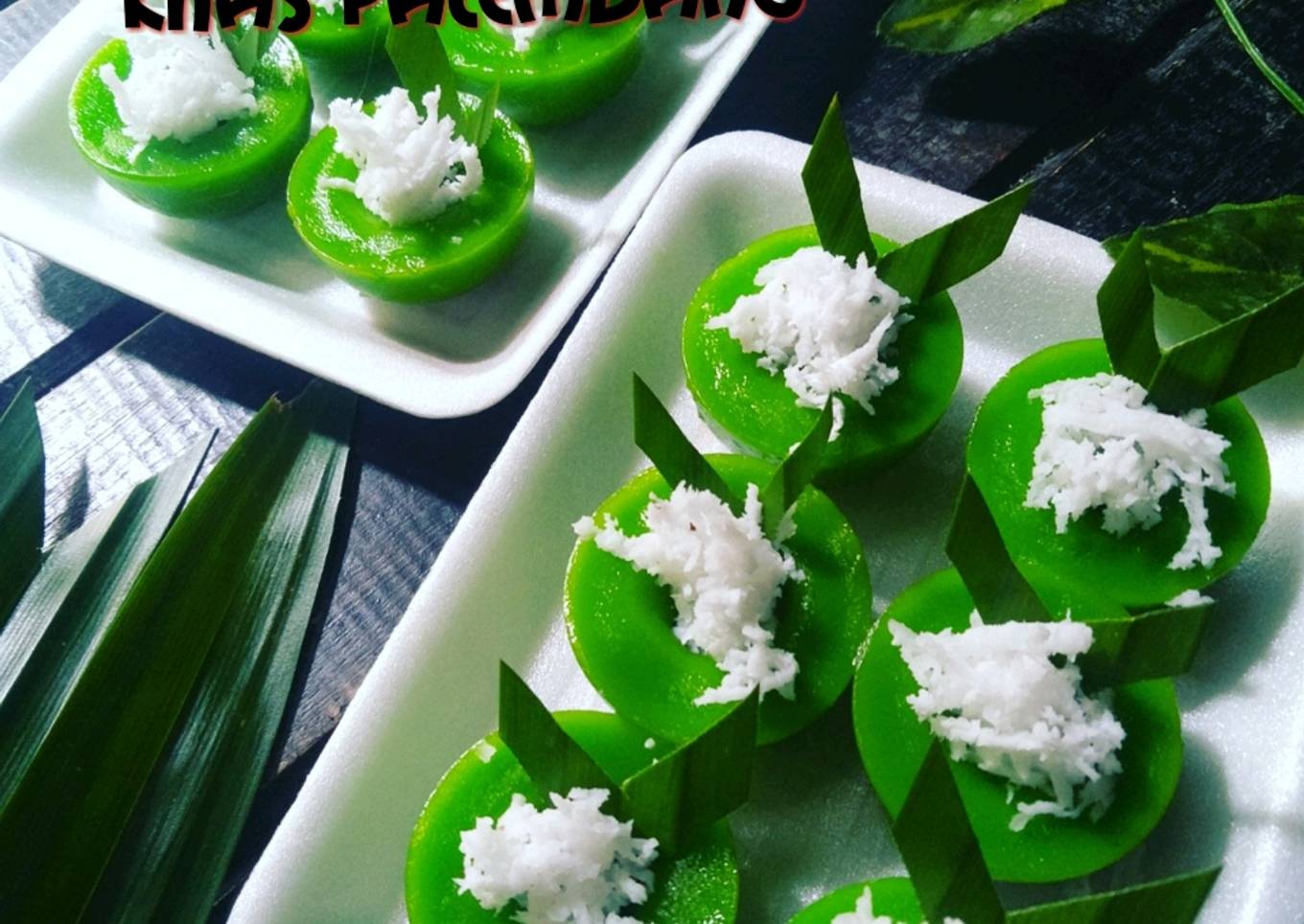 Kue lumpang pandan khas palembang