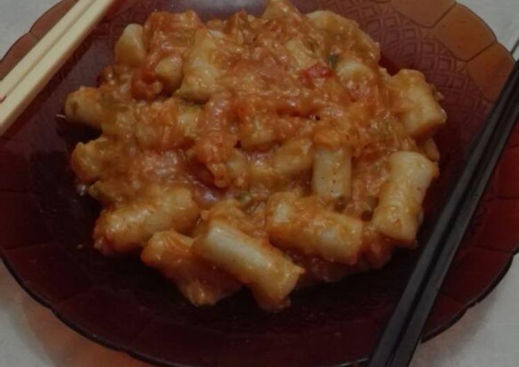 Resep Tteokbokki ala anak kos yang Enak Banget