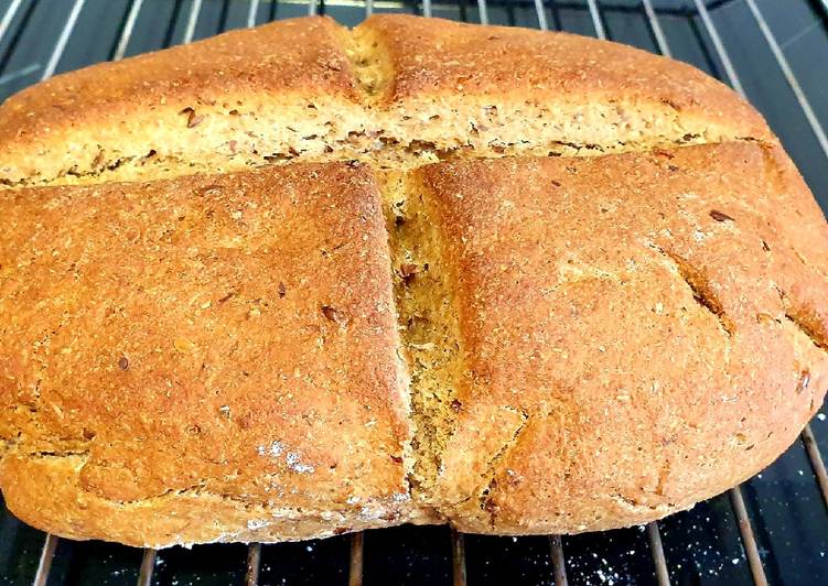 Pan casero con levadura en polvo (sin trigo)