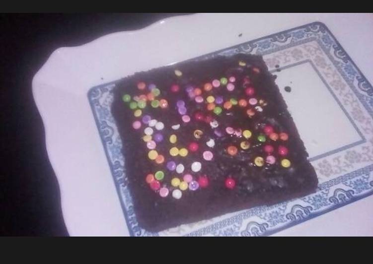 Brownis enak tapi irit 1 telur