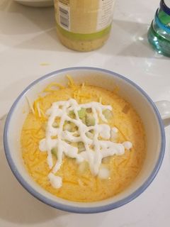 A picture of Crockpot Buffalo Chicken Soup.
