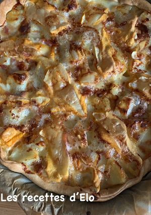 Une photo de Tarte pommes de terre / lardons/reblochon au Thermomix
