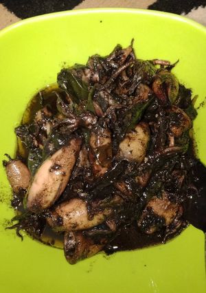 Foto resep Cumi tinta hitam