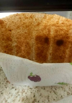 A picture of My Toasted Ham Cheese & Onion Wrap 😋.