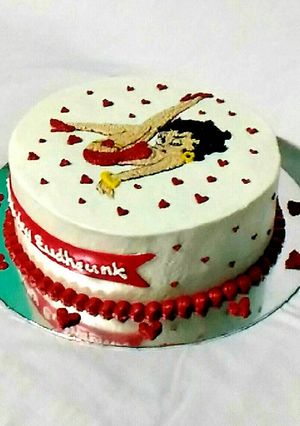 Foto resep Betty Boob B'day Cake... 😊😉😍