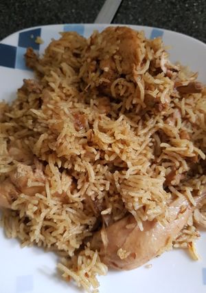 A picture of Chicken pulao# Eid k pakwan.