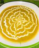 Crema de castañas y apio