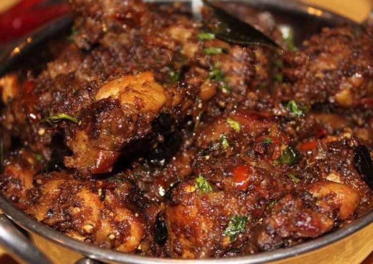How to Make HOT Kerala Style Pepper chicken
