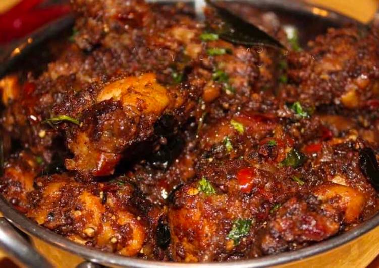 How to Make HOT Kerala Style Pepper chicken