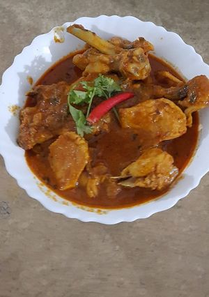 A picture of Chicken rasam.
