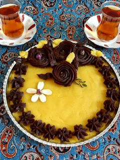 عکسی از دستور حلوای شیر