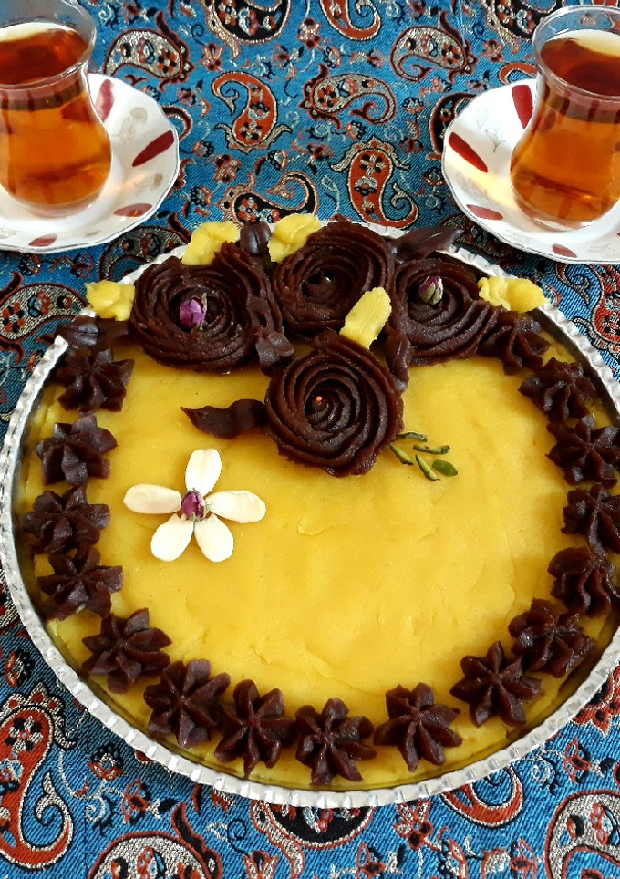 عکسی از دستور حلوای شیر