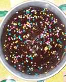 Bizcochuelo Delicioso con cobertura de chocolate