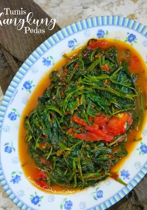 Foto resep (614) Tumis Kangkung Pedas