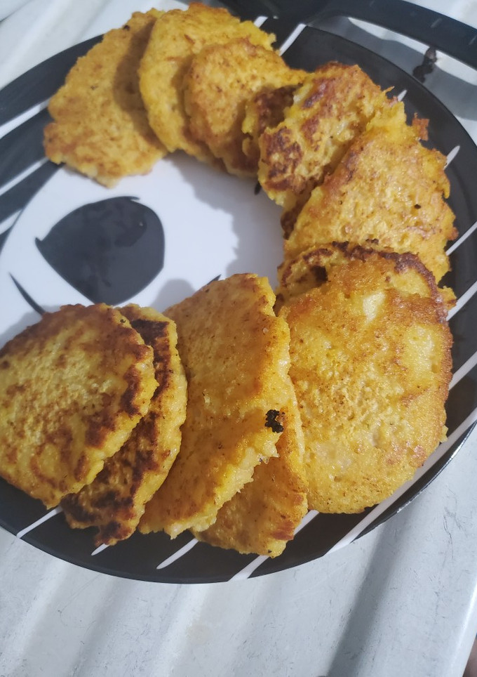 Una foto de Hot cakes de papa y zanahoria