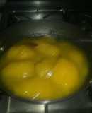 Conserva o dulce de mango