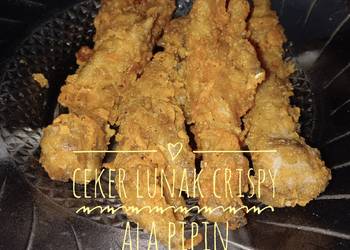 Resep Populer Ceker Lunak Crispy Enak Sempurna