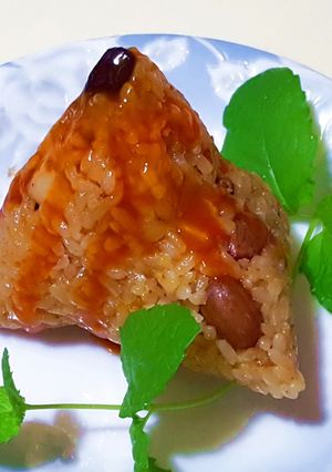 A picture of Homemade Zongzi～Rice Dumplings.
