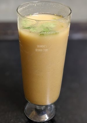 A picture of Sattu sherbet.