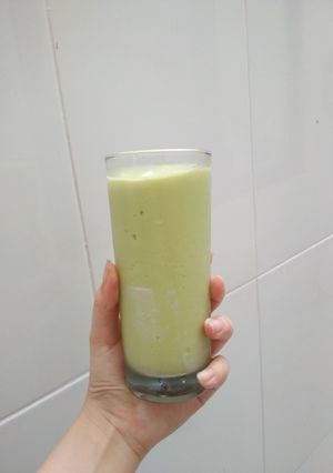 Hình của món Sinh tố bơ sầu riêng.
