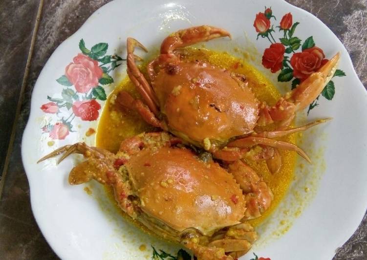 Kepiting bumbu kari Simple