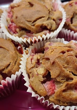 Foto di Vegan muffin alle fragole 🍓