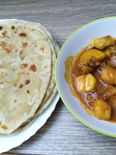 A picture of Soft layered chapati.