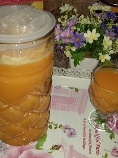 صورة لوصفة عصير الجزر والبرتقال