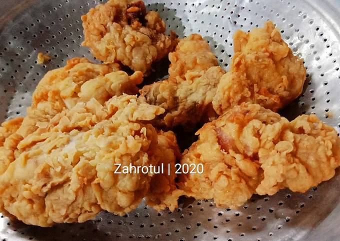 Ayam Krispi / Ayam Kentucky Mudah + Tips