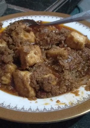 Foto resep Tahu bumbu kacang simple