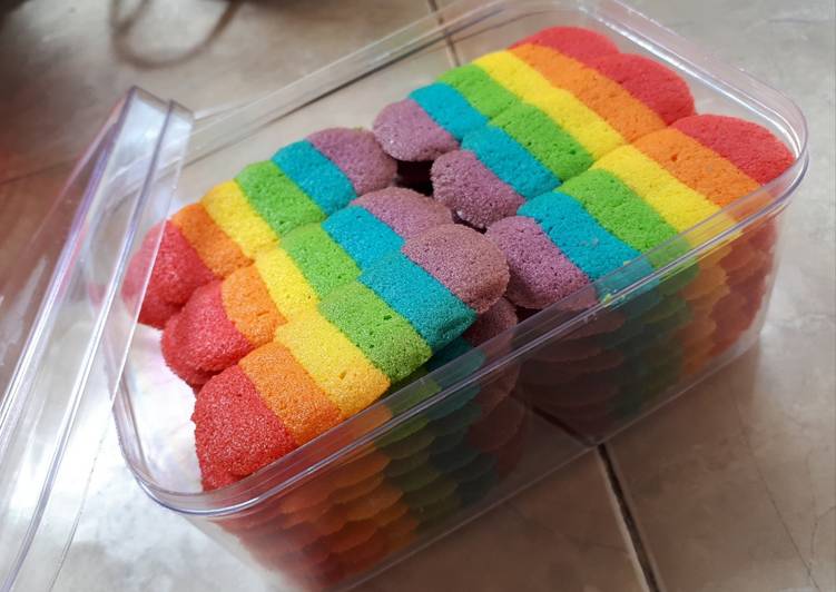 Resep: AppetizingLidah kucing pelangi/rainbow